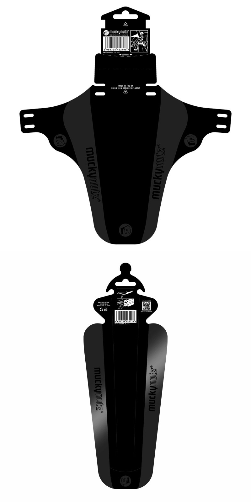 Set of Fenders black (Face+Butt)