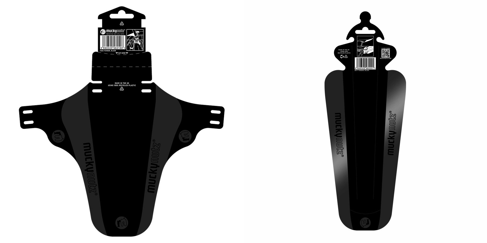 Set of Fenders black (Face+Butt)